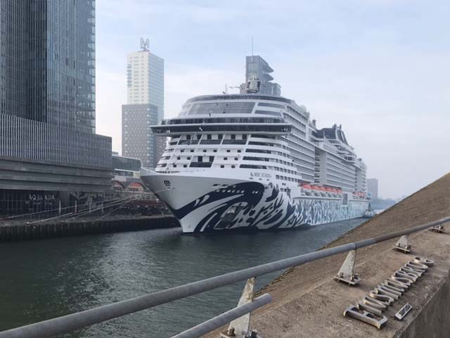 MSC Euribia in Rotterdam